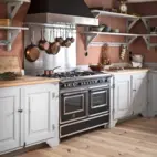 Bertazzoni Heritage Gasspis HER126G2ENET2, 120 cm Mattsvart
