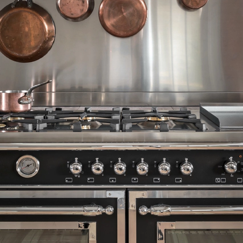 Bertazzoni Heritage Gasspis HER126G2ENET2, 120 cm Mattsvart