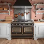 Bertazzoni Heritage Gasspis HER126G2ENET2, 120 cm Mattsvart