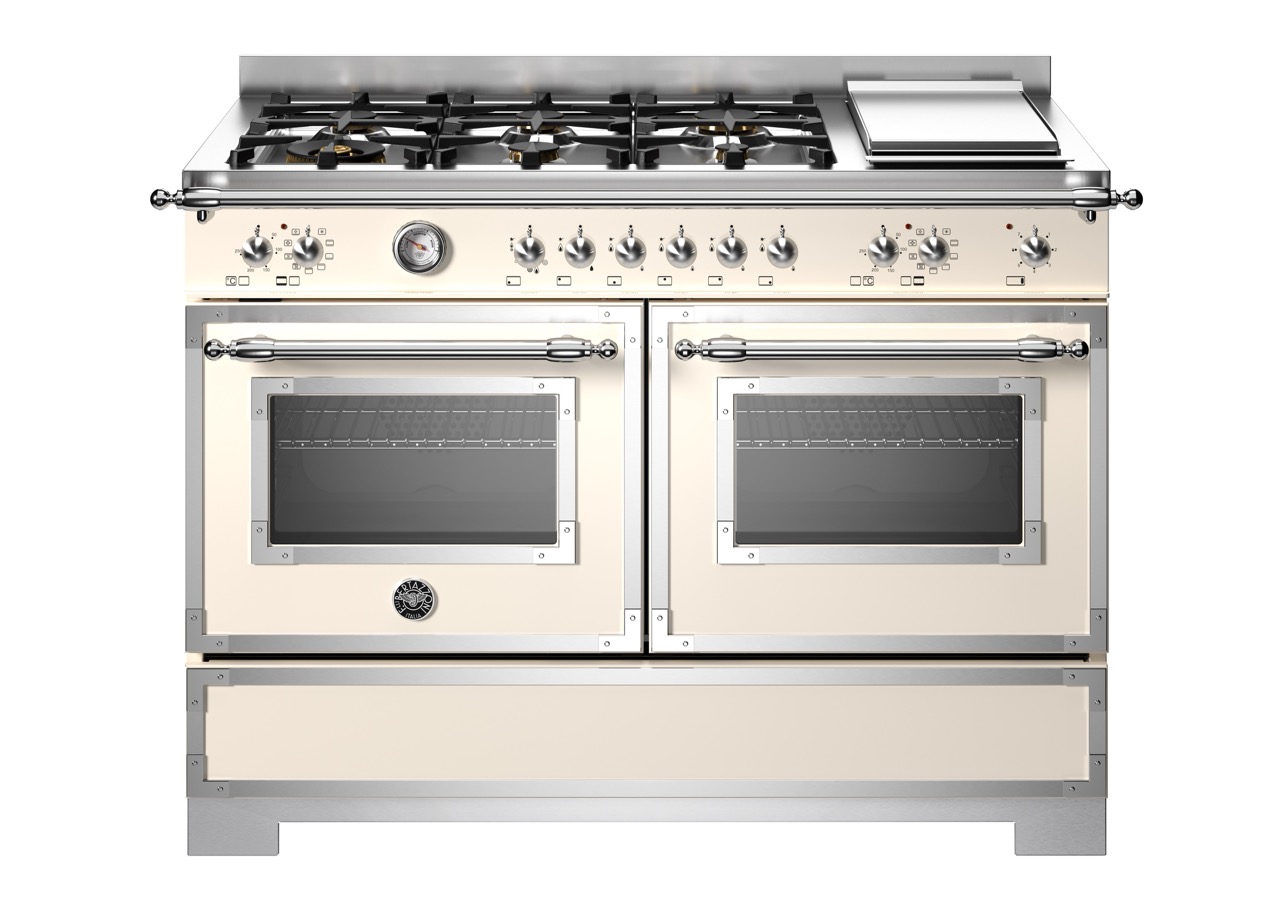 Bertazzoni Heritage Gasspis HER126G2EAVT2, 120 cm elfenbensvit