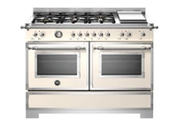 Bertazzoni Heritage Gasspis HER126G2EAVT2, 120 cm elfenbensvit