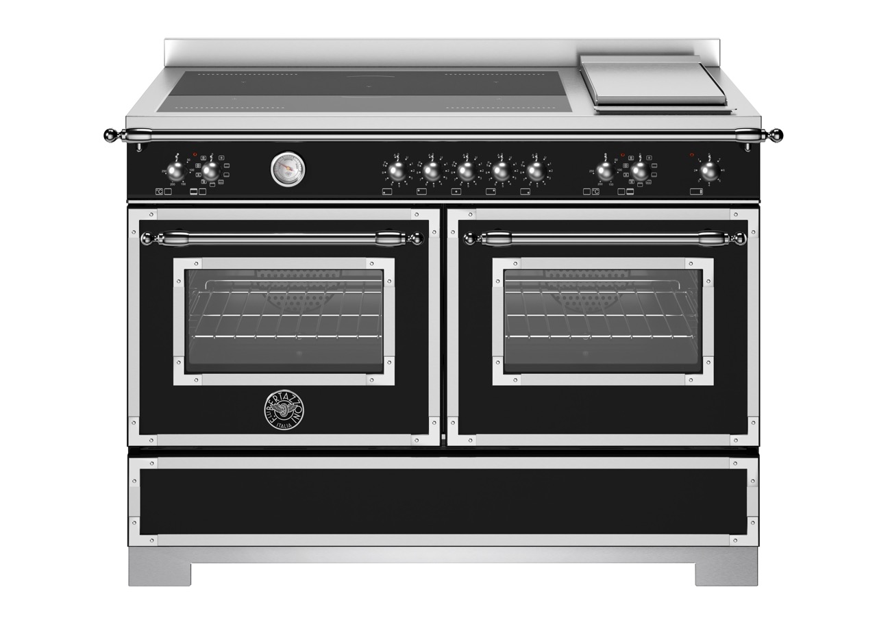 Bertazzoni Heritage Induktionsspis HER125I2ENET2, 120 cm Mattsvart