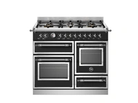 Bertazzoni Heritage Gasspis HER106L3ENET2, 100 cm Mattsvart