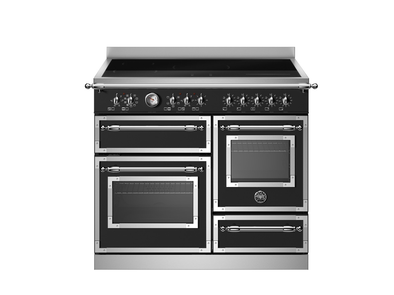 Bertazzoni Heritage Induktionsspis HER105I3ENET2, 100 cm Mattsvart