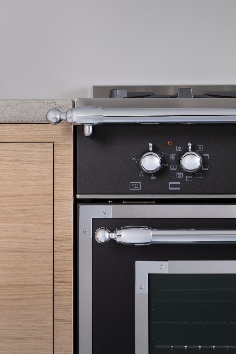 Bertazzoni Heritage Gasspis HER96L2ENET2, 90 cm Mattsvart