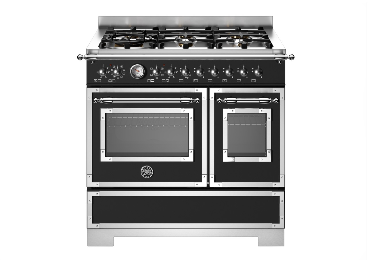 Bertazzoni Heritage Gasspis HER96L2ENET2, 90 cm Mattsvart