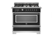 Bertazzoni Heritage Gasspis HER96L1ENET2, 90 cm Mattsvart