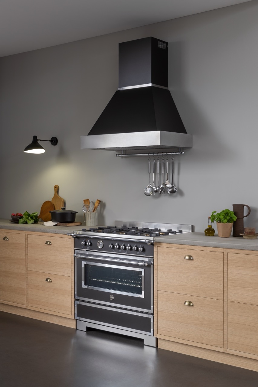 Bertazzoni Master Gasspis MAS96L2ENET2, 90 cm Mattsvart