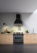 Bertazzoni Heritage Gasspis HER96L1ENET2, 90 cm Mattsvart