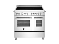Bertazzoni Heritage Induktionsspis HER95I2EXC2, 90 cm Rostfri