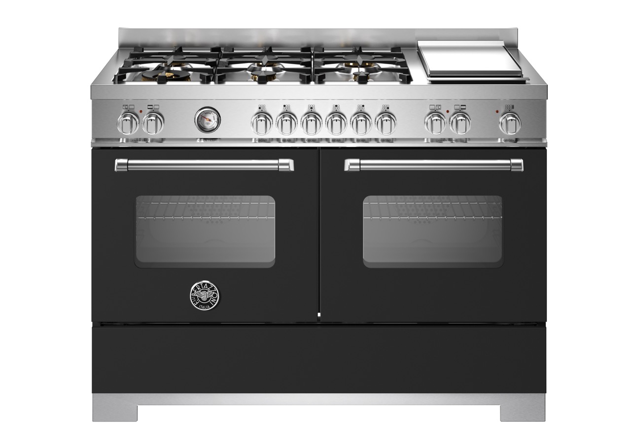 Bertazzoni Master Gasspis MAS126G2ENET2, 120 cm Mattsvart