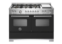Bertazzoni Master Gasspis MAS126G2ENET2, 120 cm Mattsvart