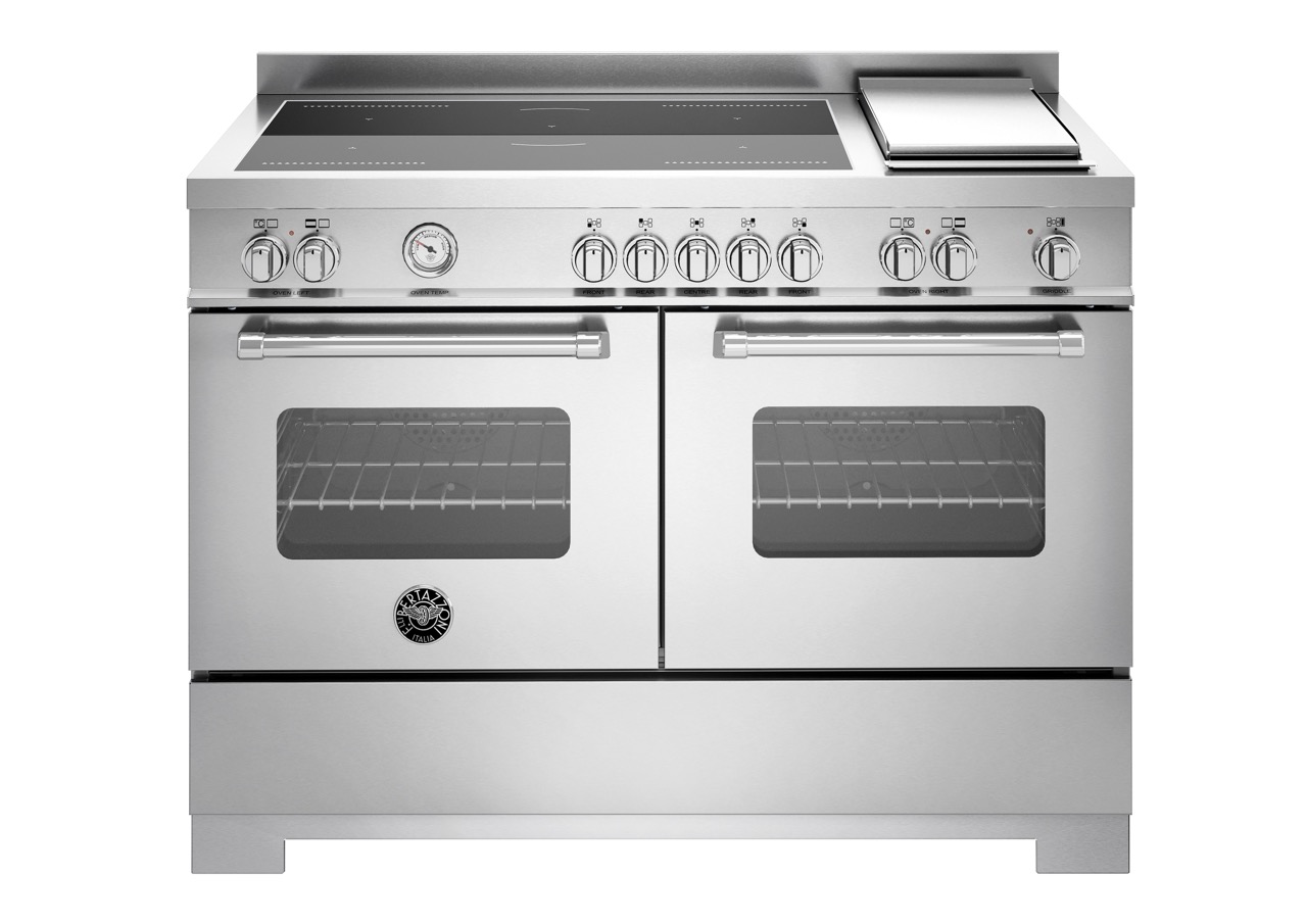 Bertazzoni Master Induktionsspis MAS125I2EXT2, 120 cm Rostfri