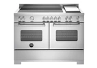 Bertazzoni Master Induktionsspis MAS125I2EXT2, 120 cm Rostfri