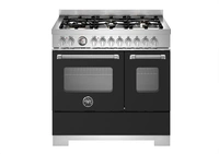 Bertazzoni Master Gasspis MAS96L2ENET2, 90 cm Mattsvart