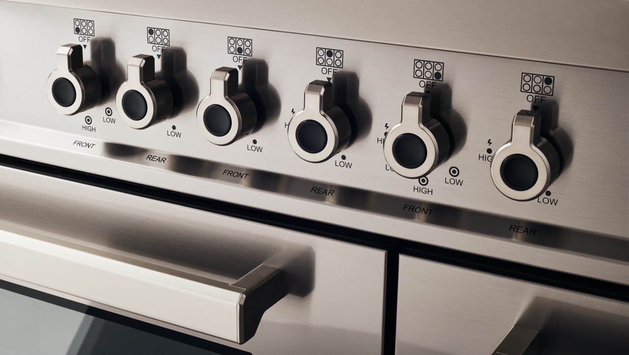 Bertazzoni Professional Gasspis PRO126G2EXT2, 6 brännare & stekbord