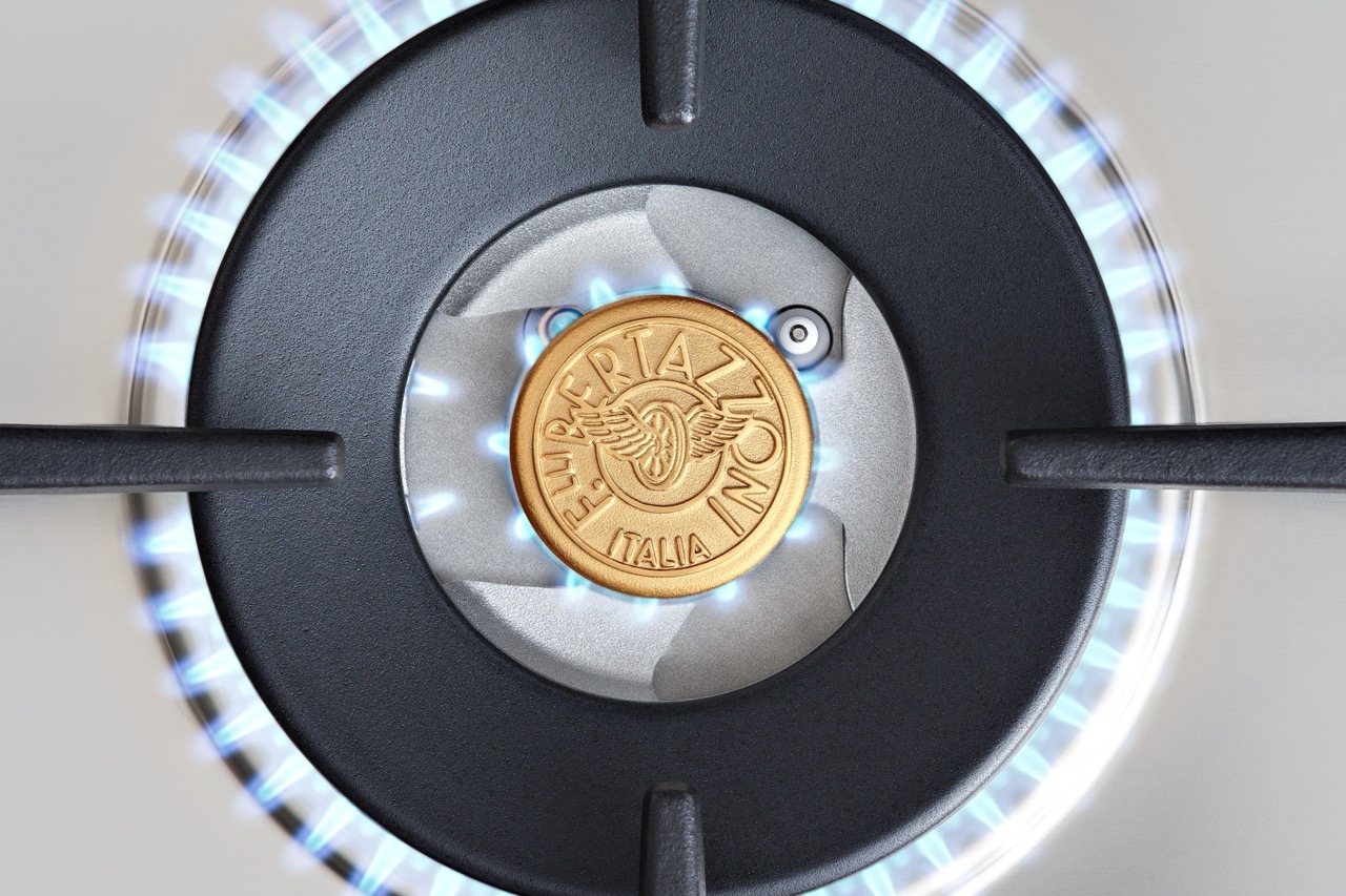 Bertazzoni Professional Gasspis PRO126G2EXT2, 6 brännare & stekbord