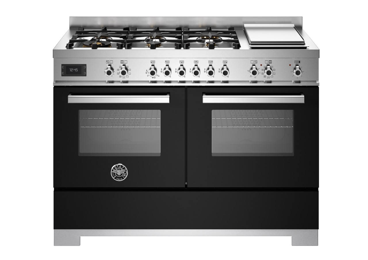 Bertazzoni Professional Gasspis PRO126G2ENET2, 120 cm 6 brännare + stekbord