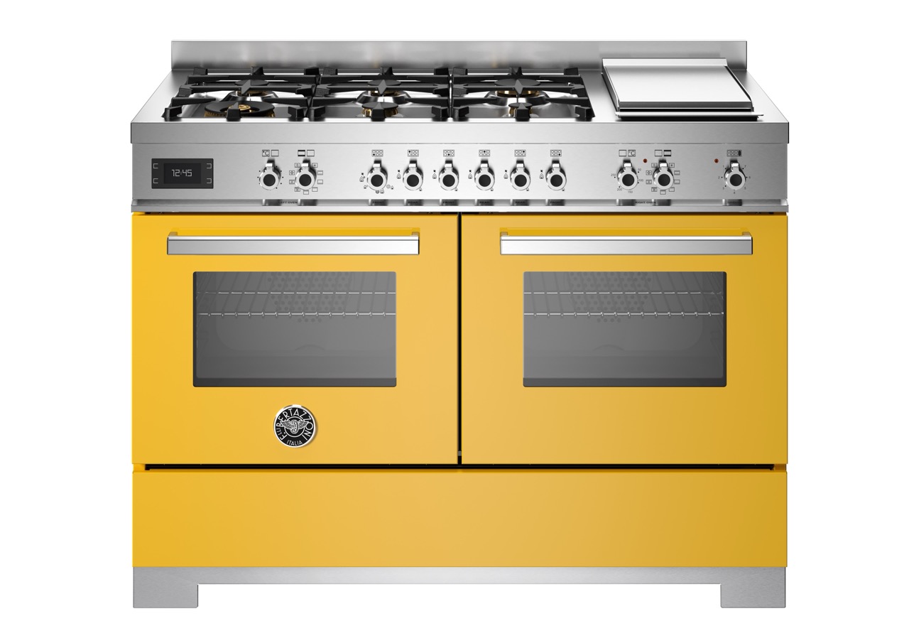 Bertazzoni Professional Gasspis PRO126G2EGIT2, 120 cm Gul
