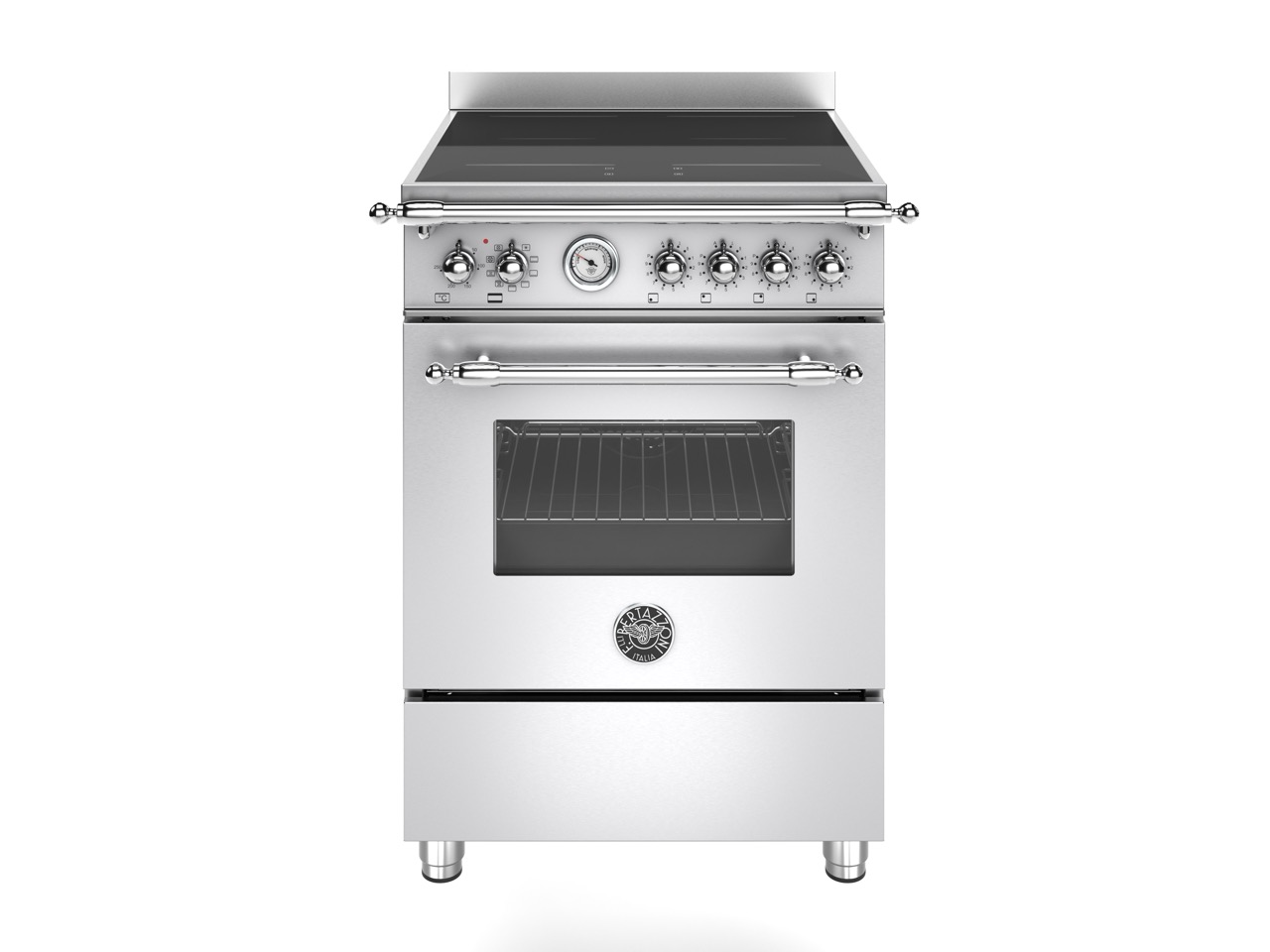 Bertazzoni Heritage Induktionsspis HER64I1EXC2, 60 cm Rostfri