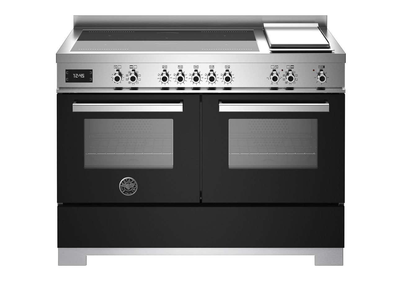 Bertazzoni Professional Induktionsspis PRO125I2ENET2, 120 cm Svart