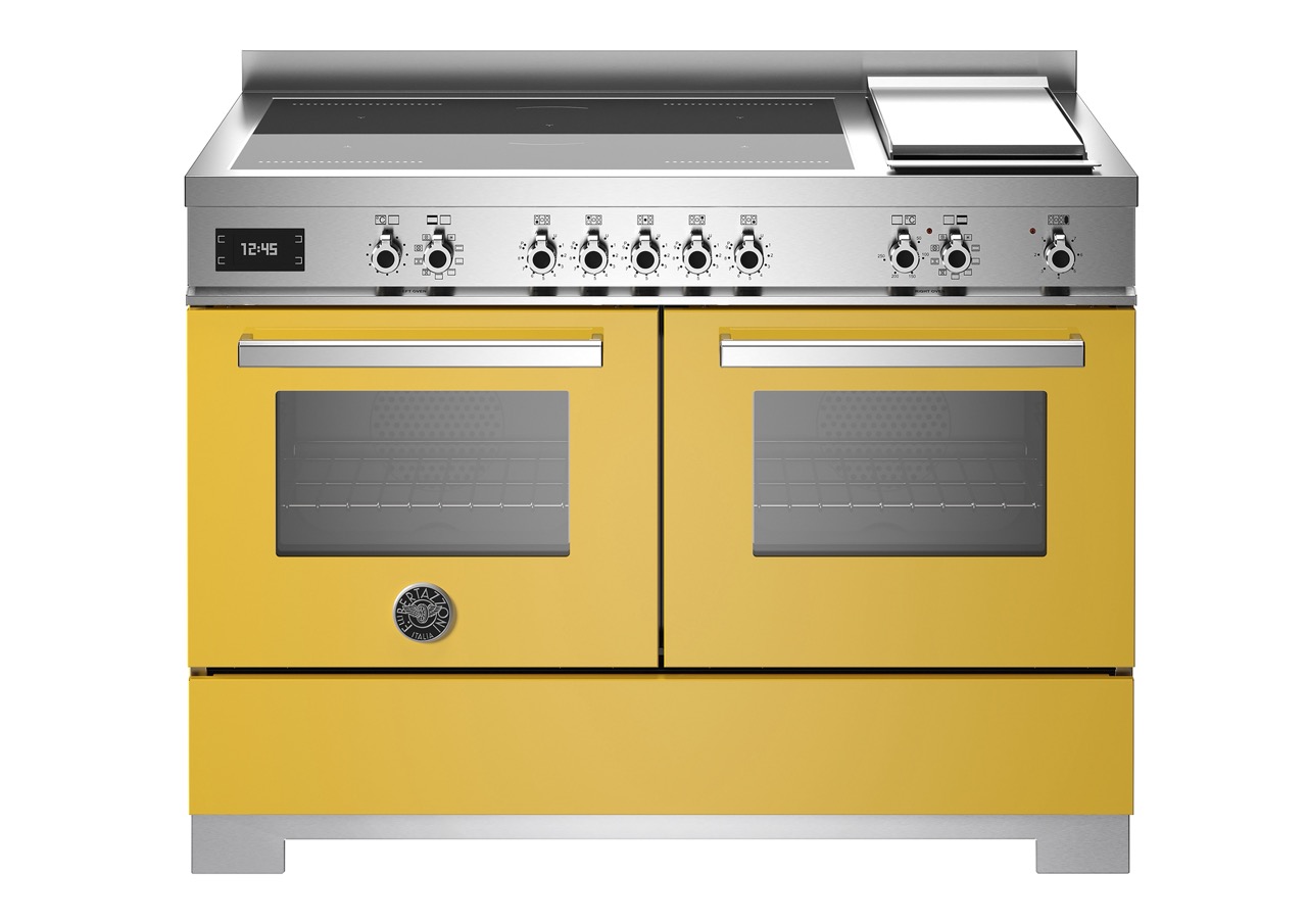 Bertazzoni Professional Induktionsspis PRO125I2EGIT2, 120 cm Gul
