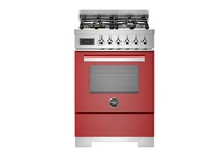 Bertazzoni Professional Gasspis PRO64L1EROT2, 60 cm Röd