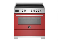 Bertazzoni Professional Induktionsspis PRO95I1EROT2, Röd 90 cm