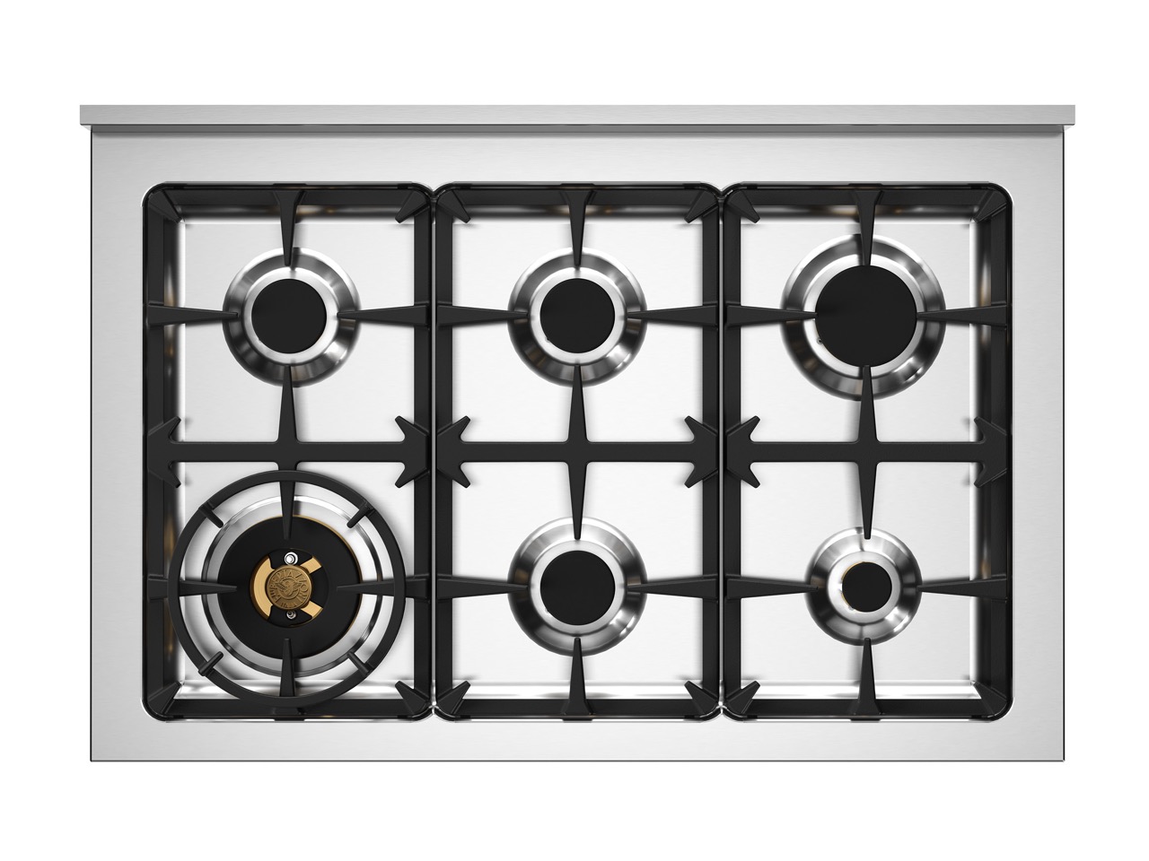 Bertazzoni Professional Gasspis PRO96L2ENET2, 90 cm Svart