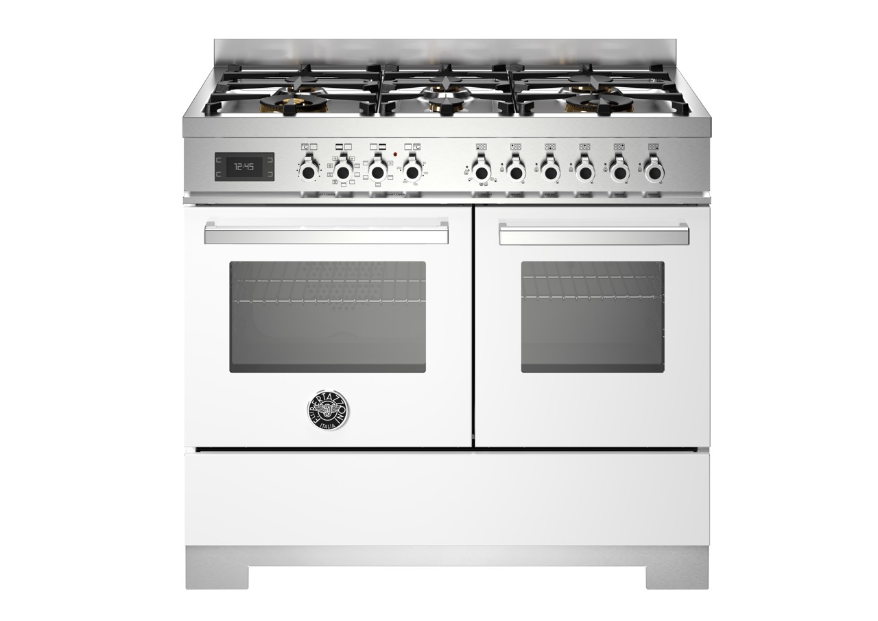 Bertazzoni Professional Gasspis PRO106L2EBIT2, 100 cm Vit