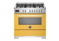 Bertazzoni Professional Gasspis PRO96L1EGIT2, 90 cm Gul
