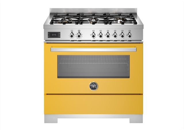 Bertazzoni Professional Gasspis PRO96L1EGIT2, 90 cm Gul