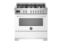 Bertazzoni Professional Gasspis PRO96L1EBIT2, 90 cm Vit