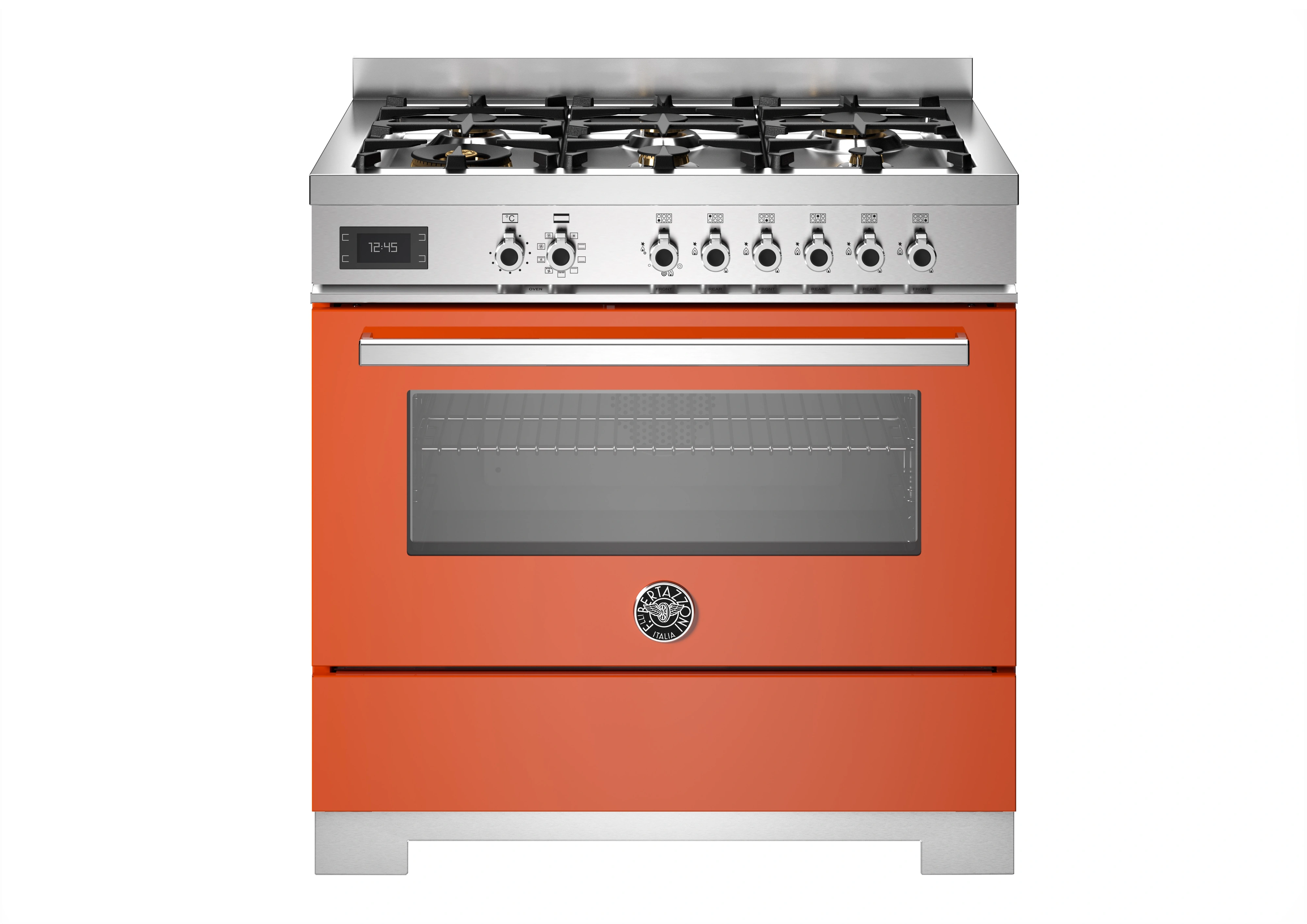 Bertazzoni Professional Gasspis PRO96L1EART2, 90 cm Orange