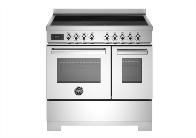 Bertazzoni Professional Induktionsspis PRO95I2EXT2, 90 cm Rostfri