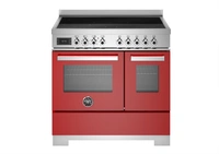 Bertazzoni Professional Induktionsspis PRO95I2EROT2, 90 cm Röd