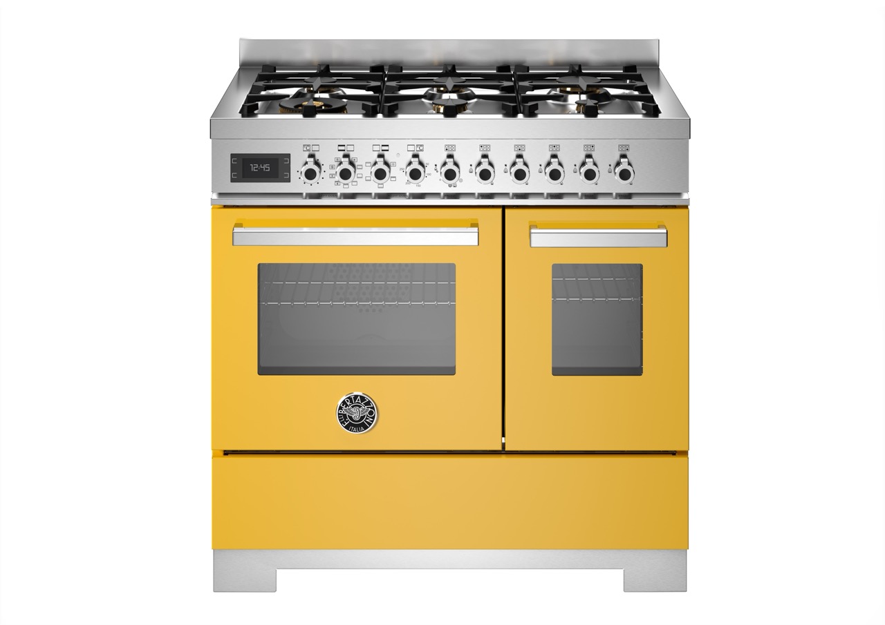 Bertazzoni Professional Gasspis PRO96L2EGIT2, 90 cm Gul