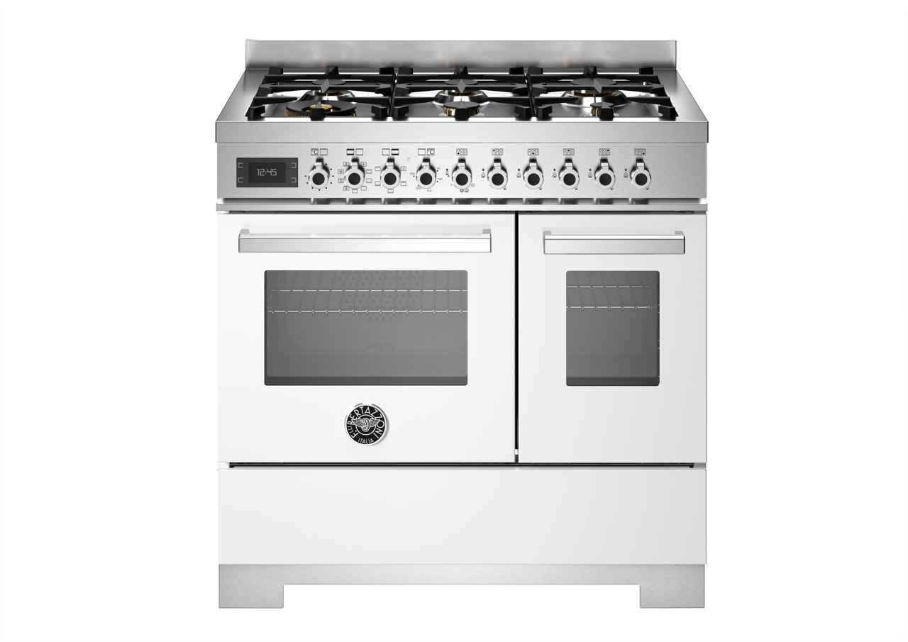 Bertazzoni Professional Gasspis PRO96L2EBIT2, 90 cm Vit