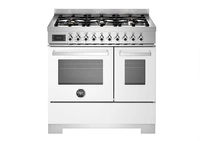 Bertazzoni Professional Gasspis PRO96L2EBIT2, 90 cm Vit