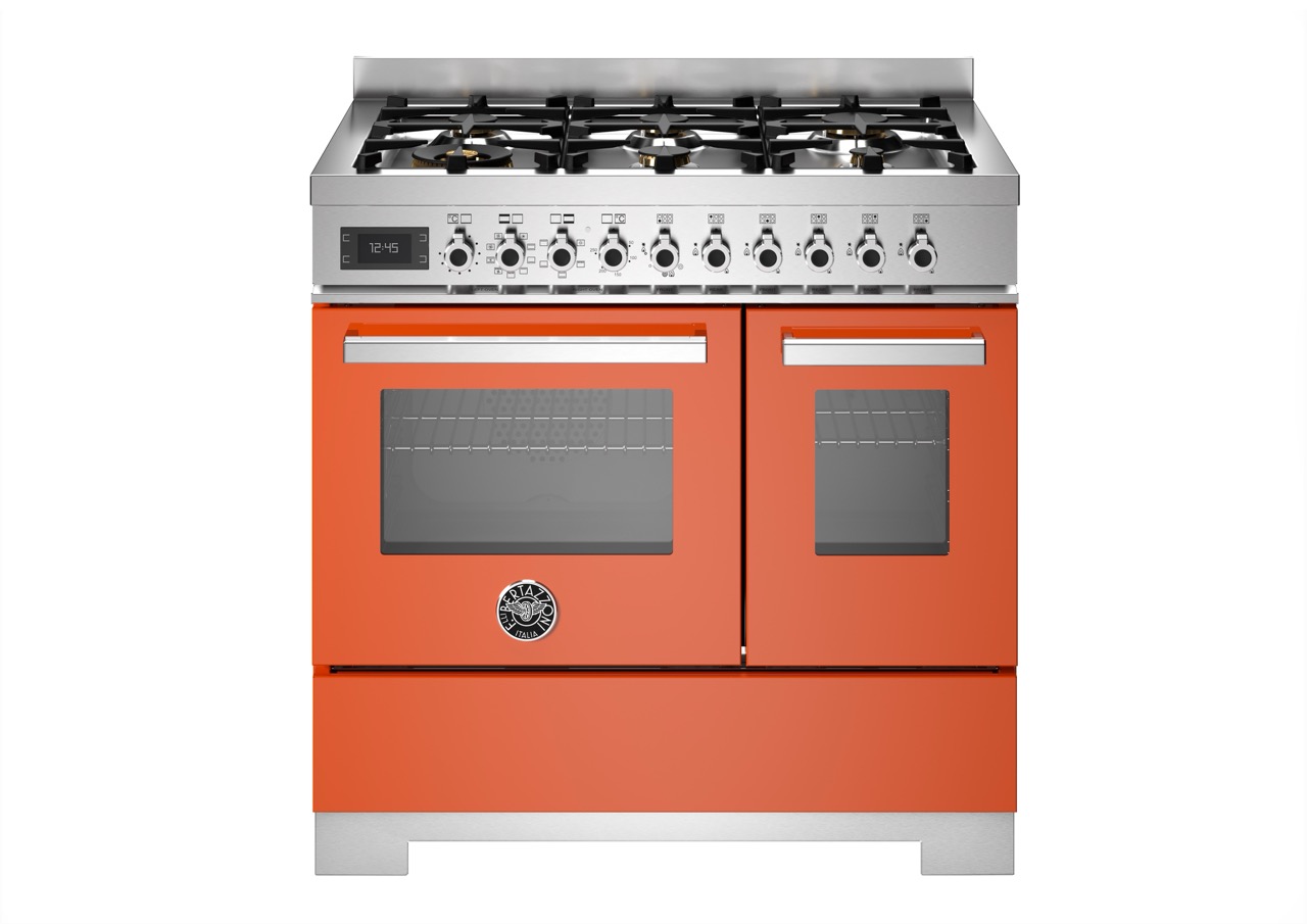 Bertazzoni Professional Gasspis PRO96L2EART2, 90 cm Orange