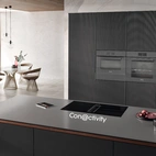 Miele Induktionshäll med fläkt KMDA 7676-1 FL BlackPerfection