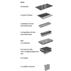 BORA Cool Kyl och frys kombinationsskåp med ismaskin C178KGW