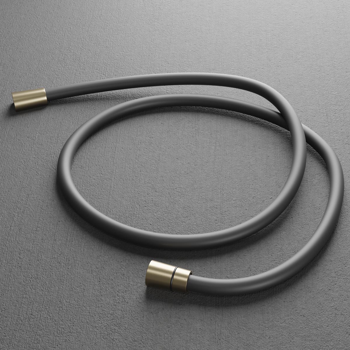 Scandtap SoftFlow Shower Hose Black/Champagne