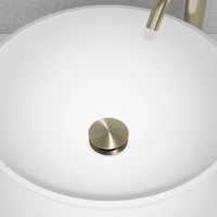 Bottenventil Pop-up universal Duo Champagne