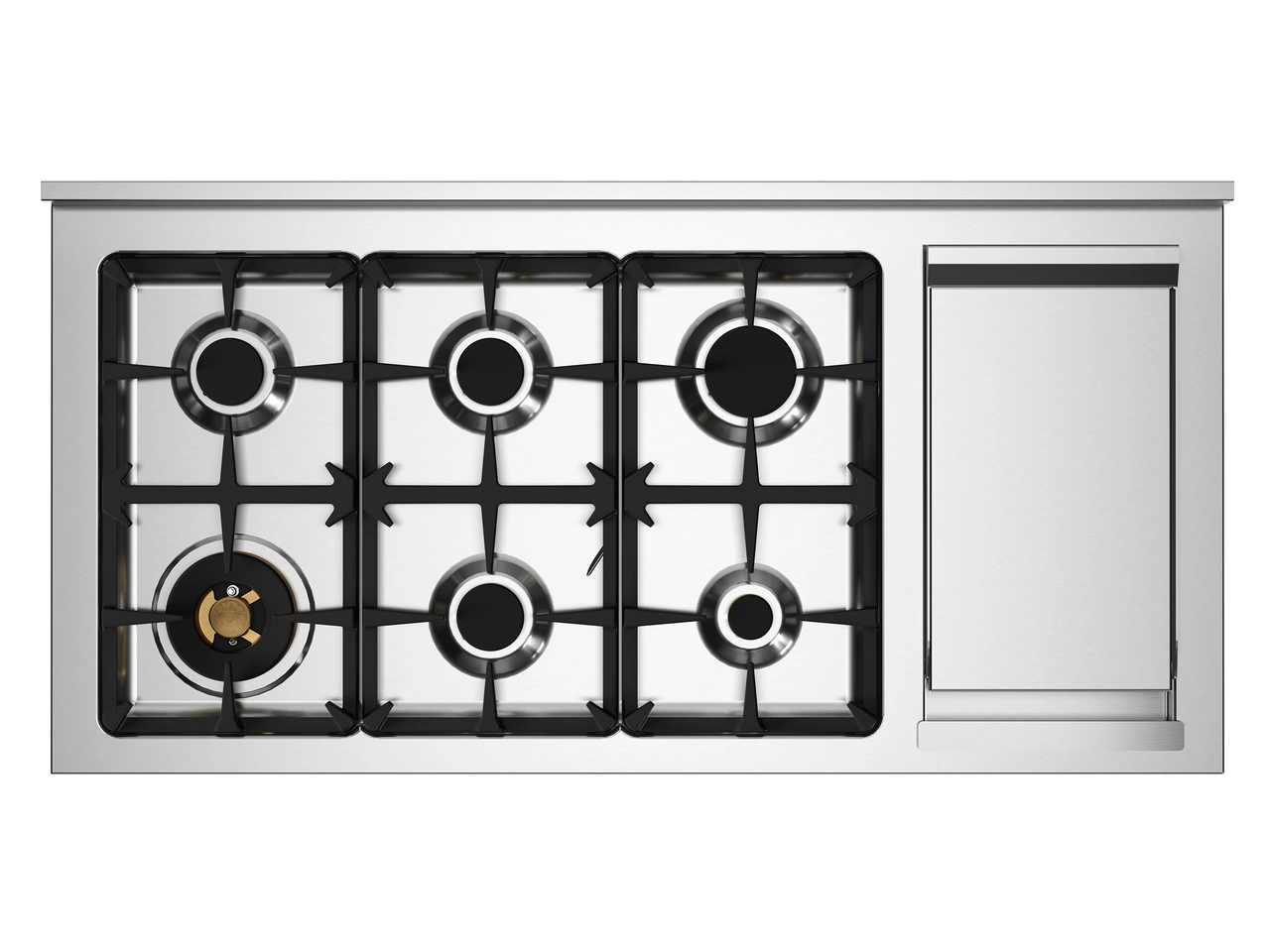 Bertazzoni Heritage Gasspis HER126G2EAVT2, 120 cm elfenbensvit