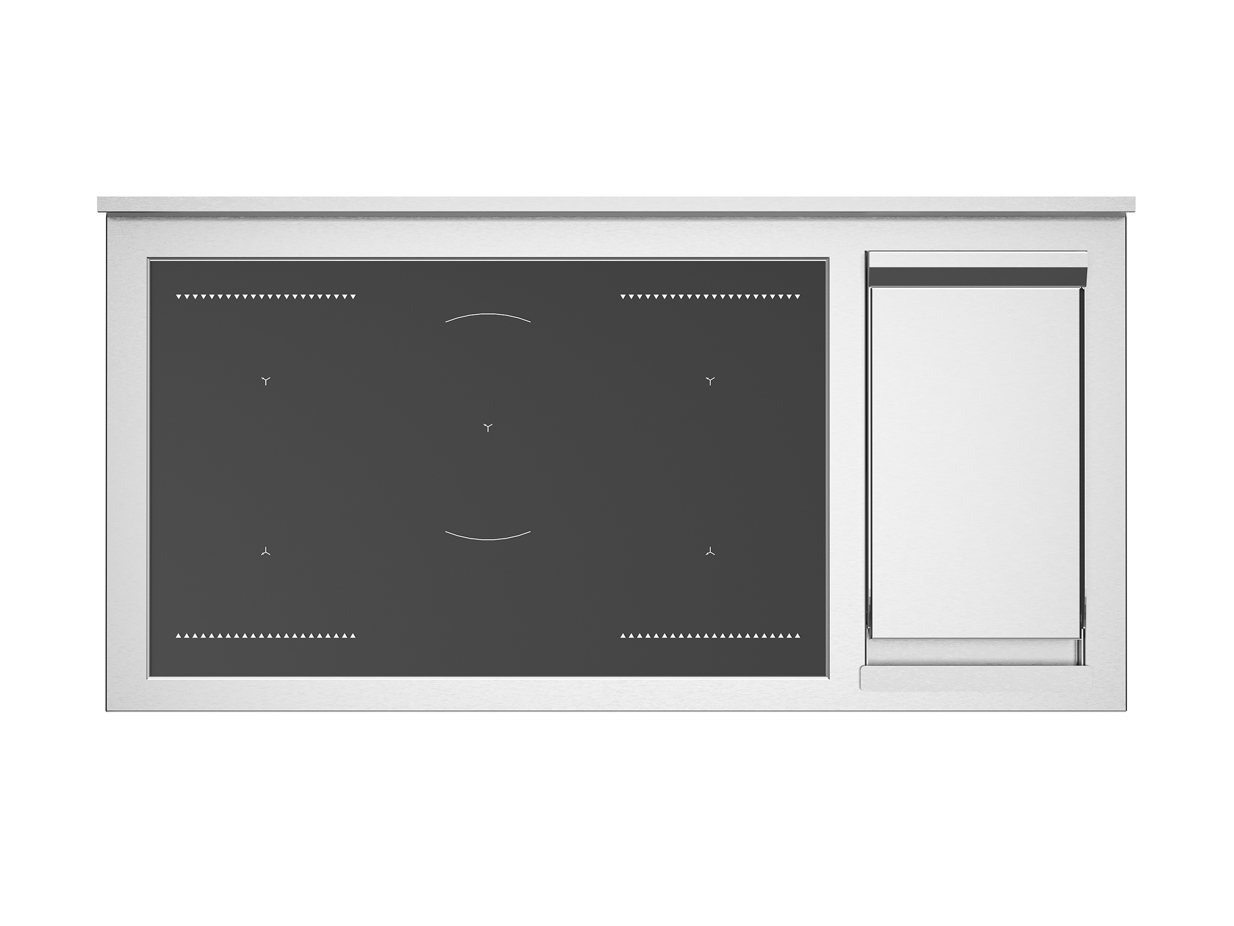 Bertazzoni Professional Induktionsspis PRO125I2ENET2, 120 cm Svart
