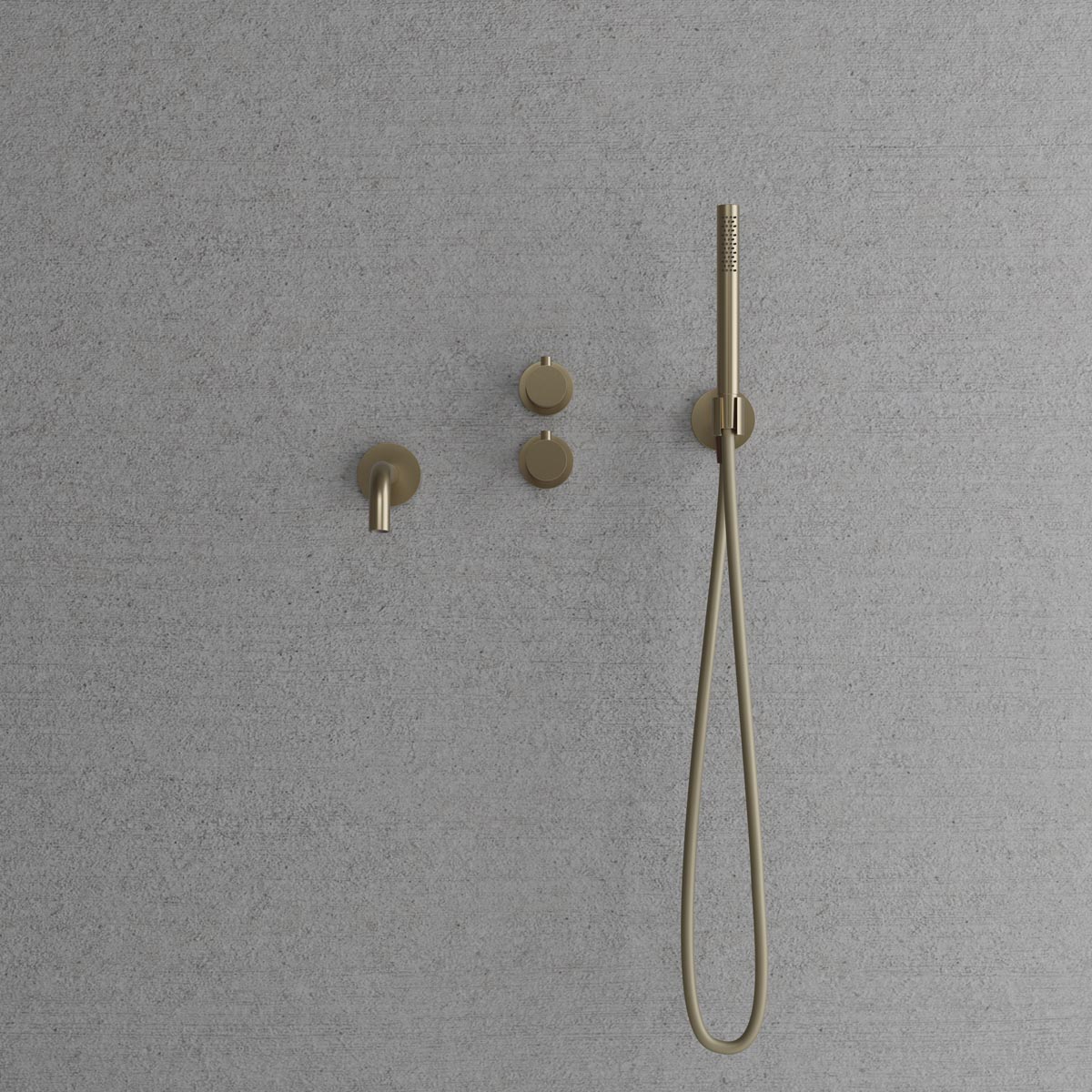 Badkarsblandare Harmonized 4 Champagne