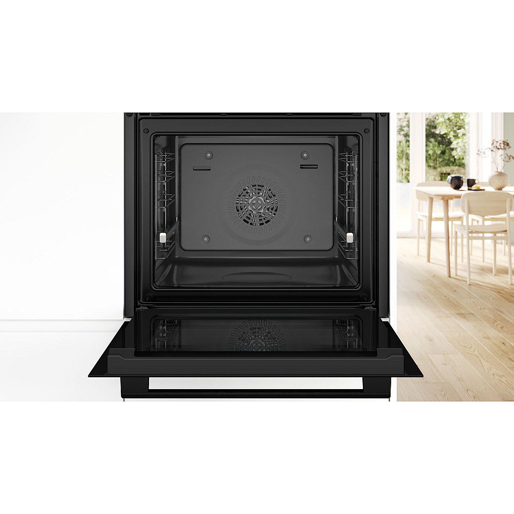 Bosch inbyggnadsugn HBG537FB4 - serie 6, svart med air fry-funktion