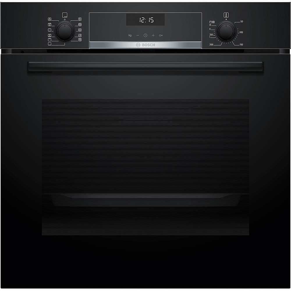 Bosch inbyggnadsugn HBG537FB4 - serie 6, svart med air fry-funktion