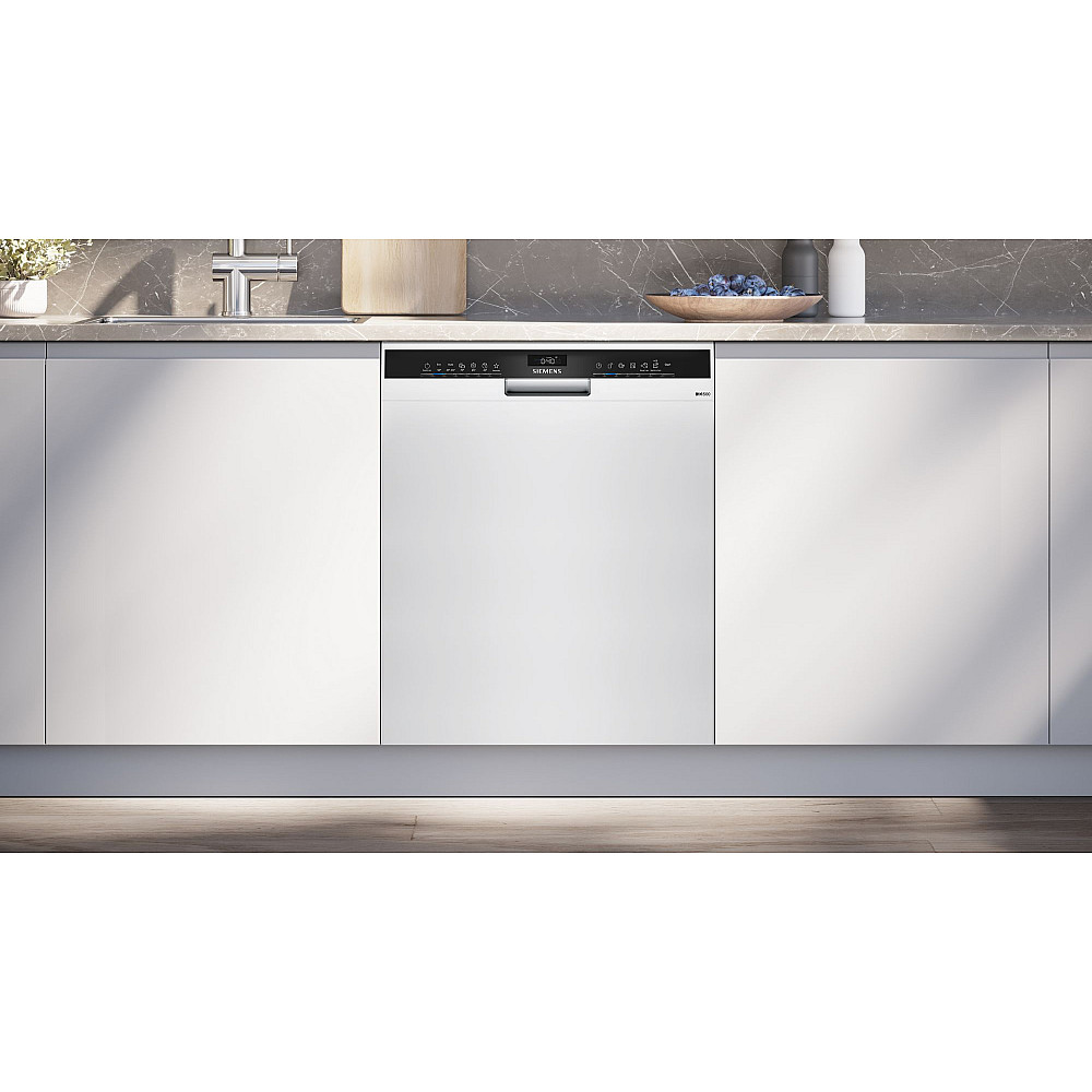 Siemens 60 cm bred diskmaskin - SN45ZW08CE iQ500 - Vit, Zeolith-torkteknik